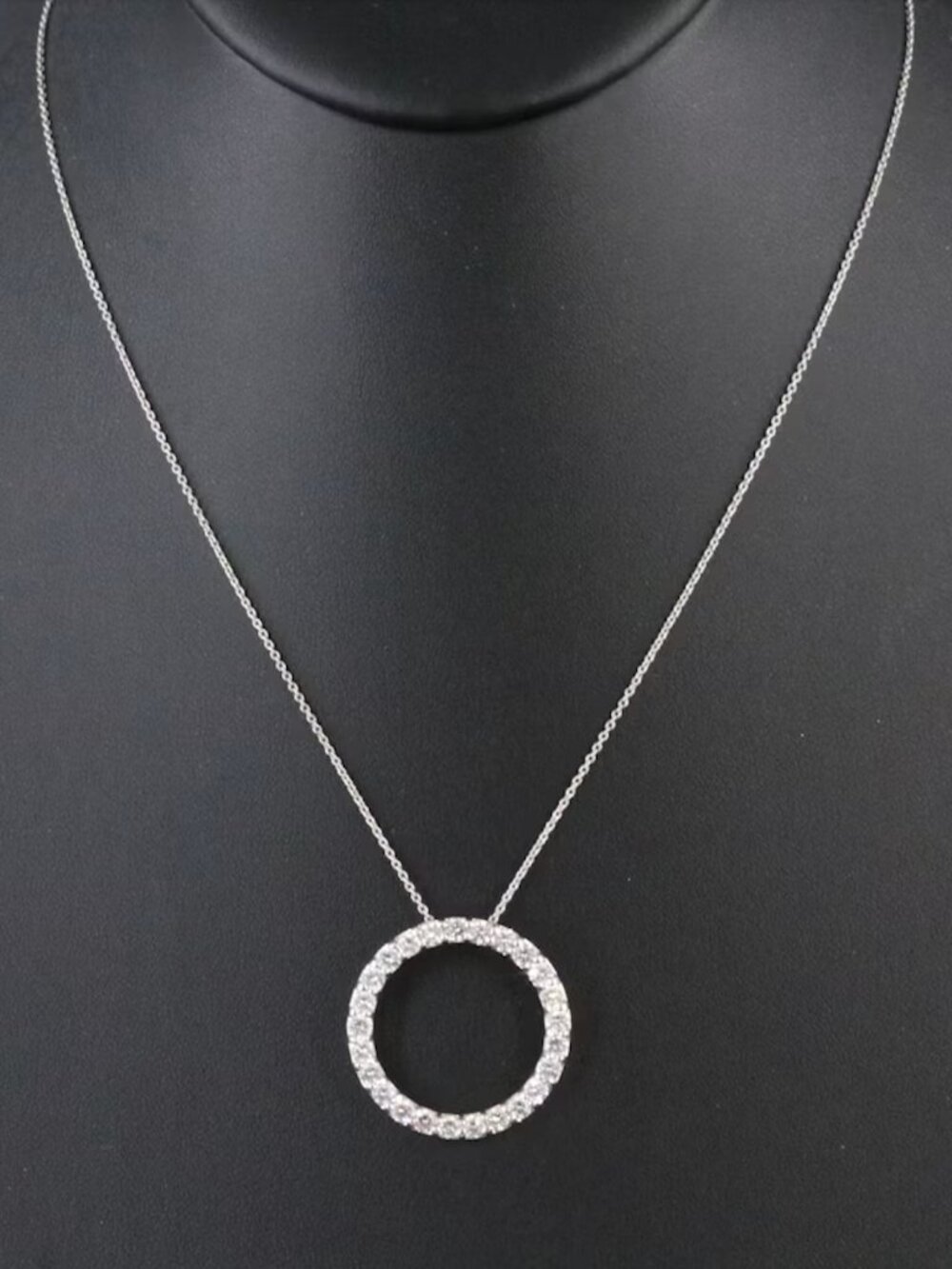Roberto Coin 18K 1.63 CTW Diamond Circle Necklace